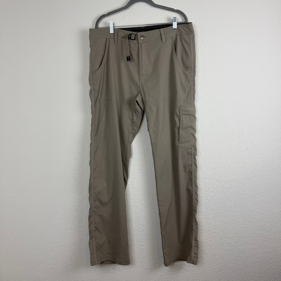 Prana Men’s Stretch Zion Pants | 36  Khaki - Picture 2 of 11